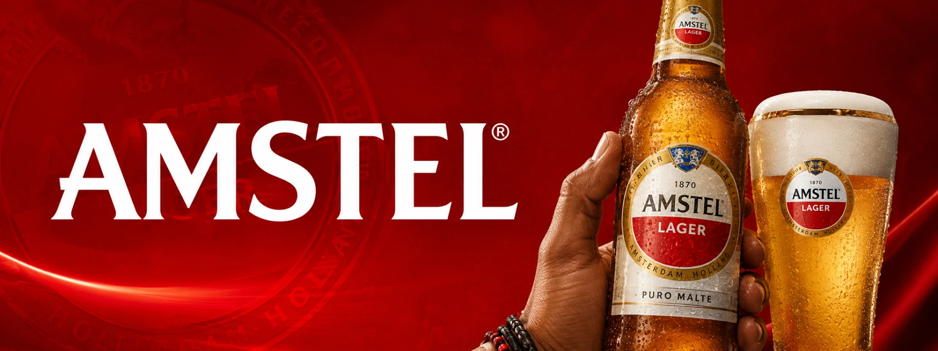 Webbanner publicitário — Amstel