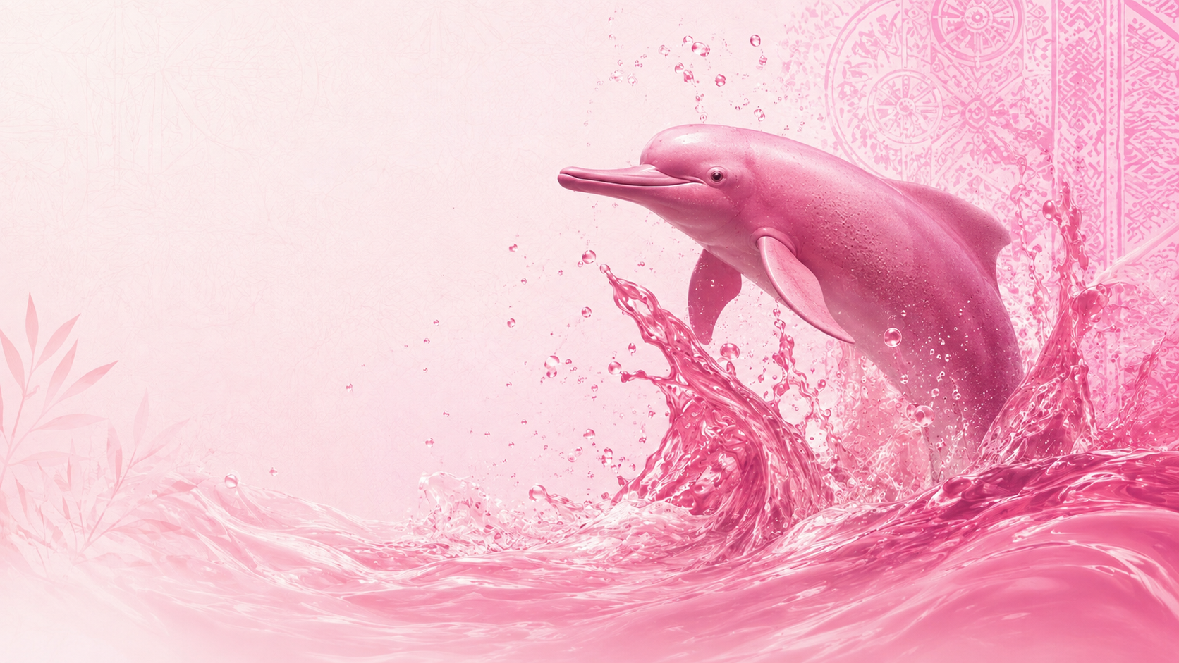 Arte do Boto Cor-de-Rosa