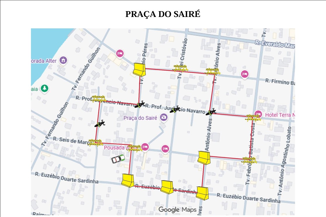 Prefeitura organiza interdições de trânsito para o Sairé 2026 em Alter do Chão